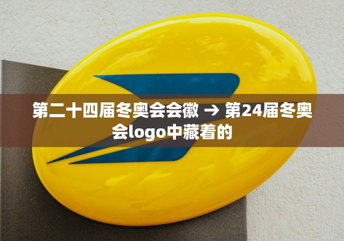 第二十四届冬奥会会徽 → 第24届冬奥会logo中藏着的