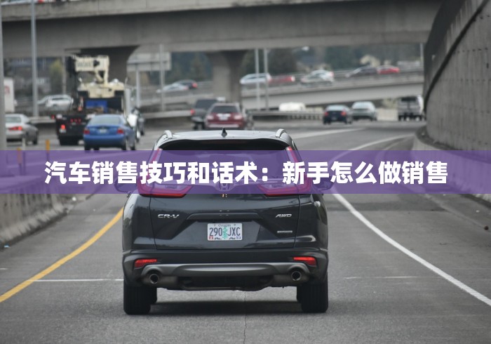 汽车销售技巧和话术：新手怎么做销售