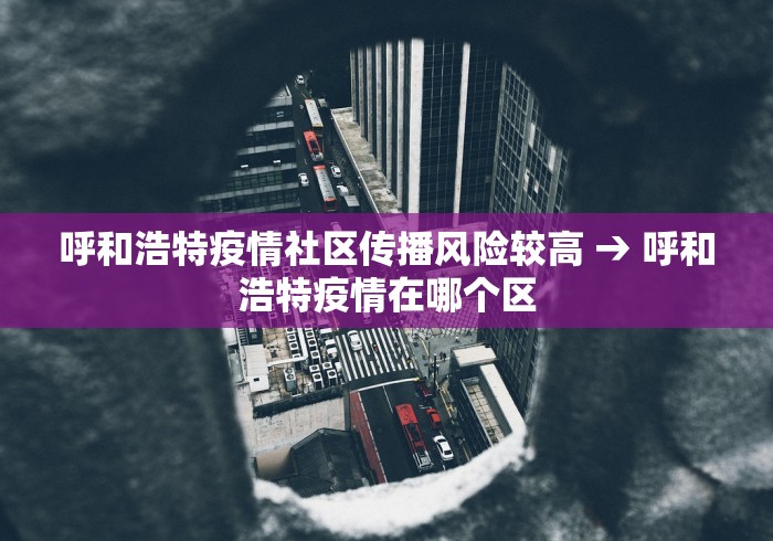 呼和浩特疫情社区传播风险较高 → 呼和浩特疫情在哪个区