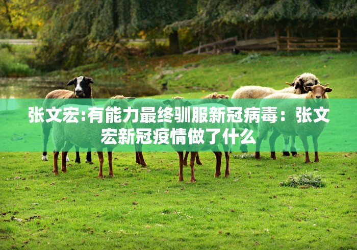 张文宏:有能力最终驯服新冠病毒：张文宏新冠疫情做了什么