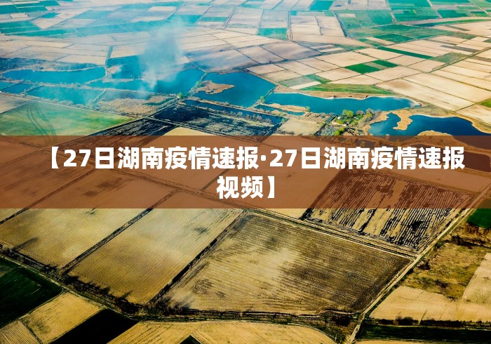 【27日湖南疫情速报·27日湖南疫情速报视频】