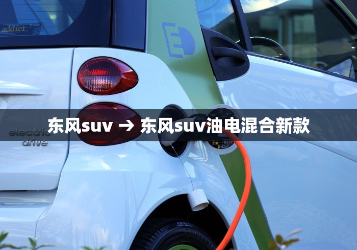 东风suv → 东风suv油电混合新款